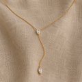 COLLAR LARIAT PEAR DROP
