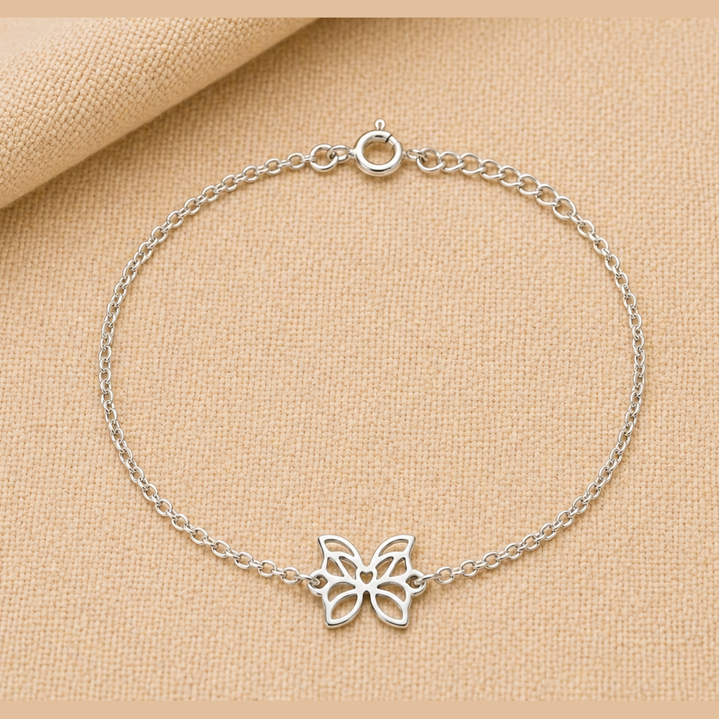 PULSERA BUTTERFLY SILVER
