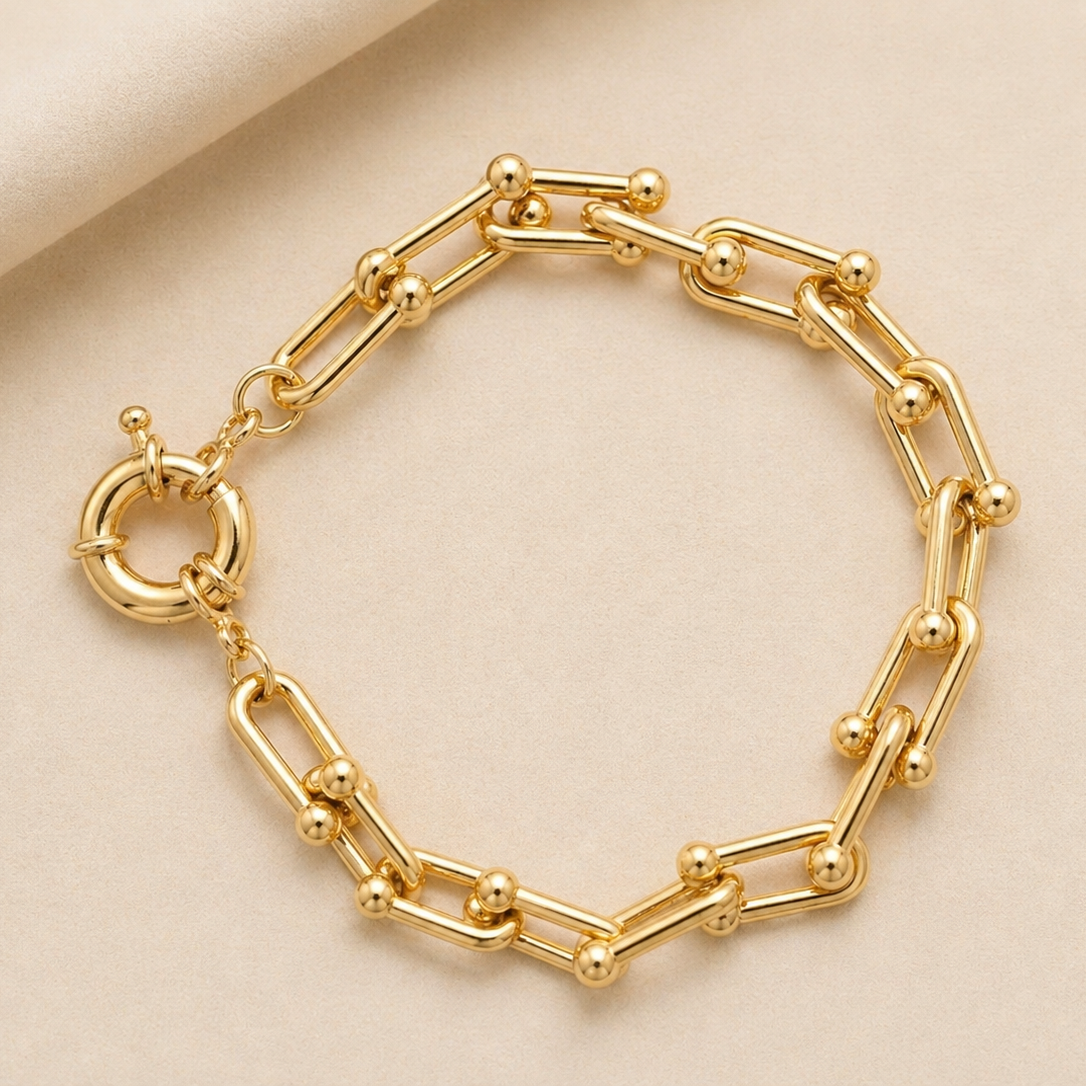 PULSERA BALL CHAIN LINK