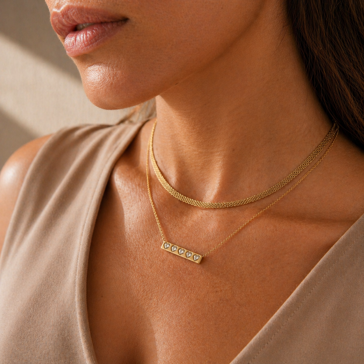 COLLAR HEART PLAQUE
