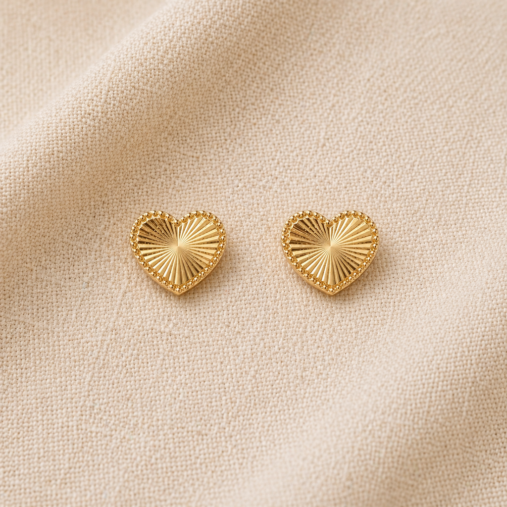 ARETES MINI HEART STUD