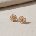 ARETES FILIGRANA ROSE GOLD STUD