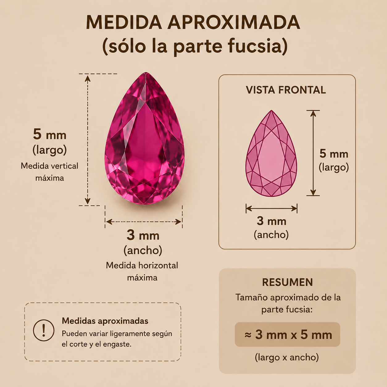 ARETES RUBY DROPS