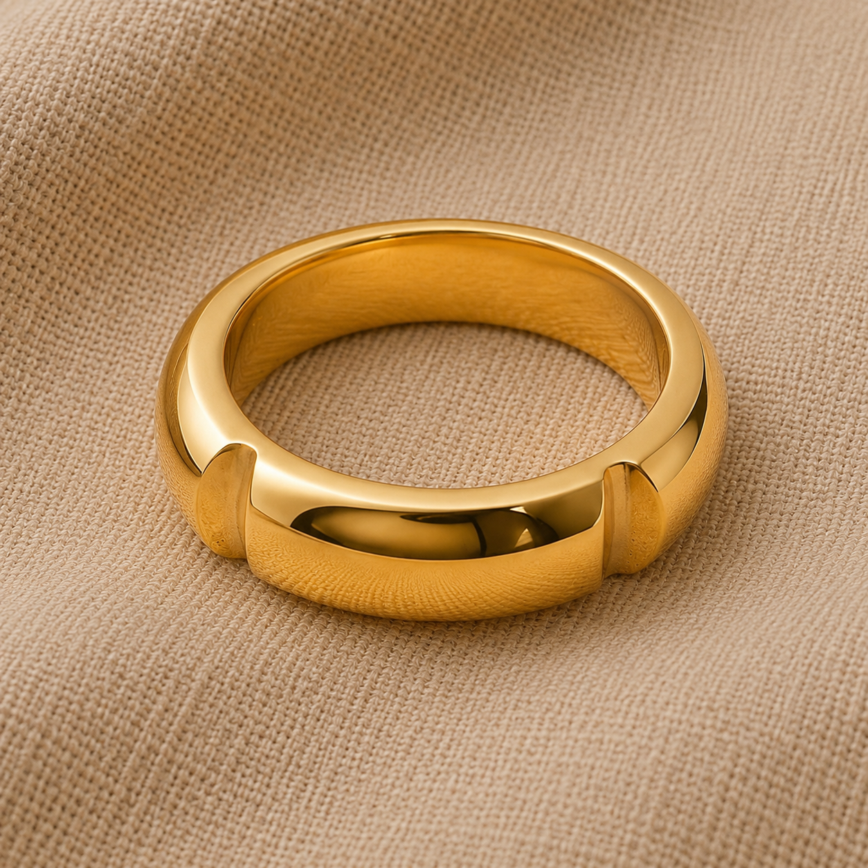 ANILLO BAND GOLD