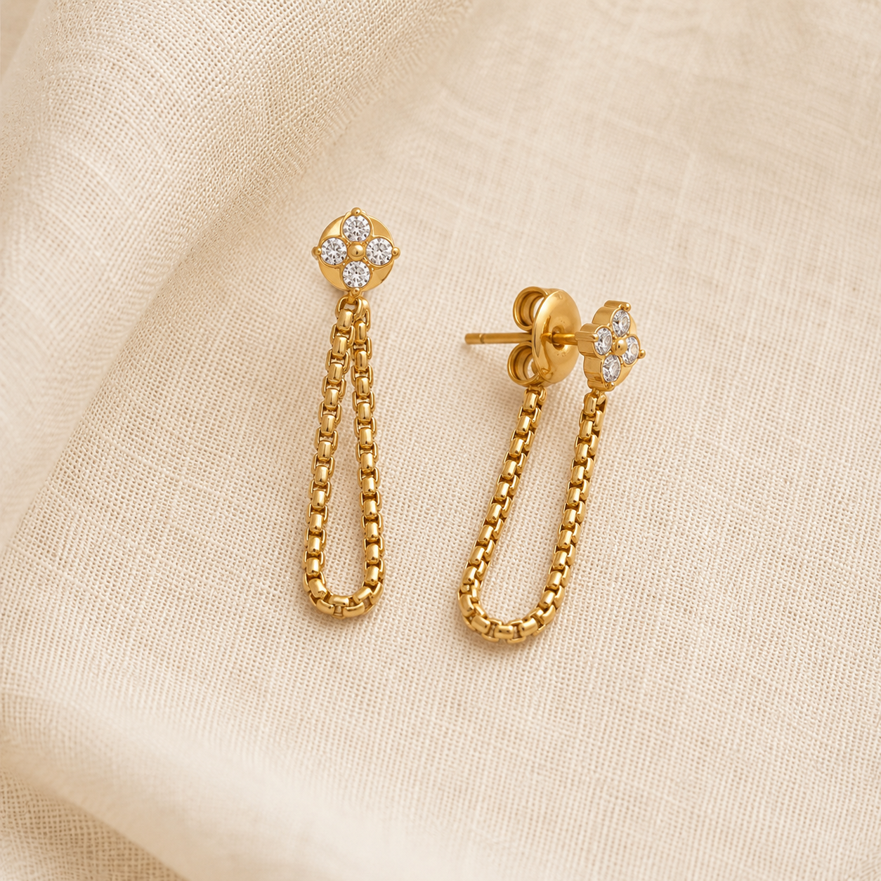 ARETES CHAIN STUD
