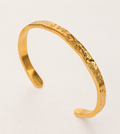 PULSERA HAMMERED GOLD CUFF