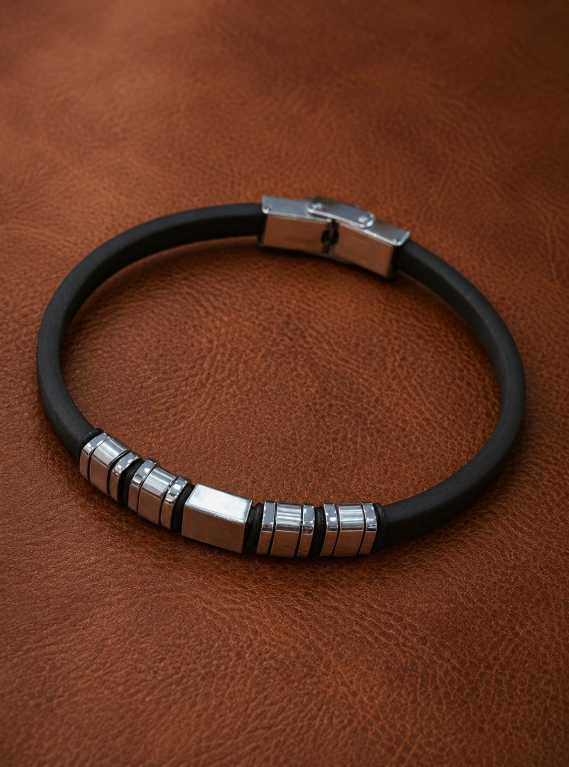PULSERA RINGS STEEL HOMBRE