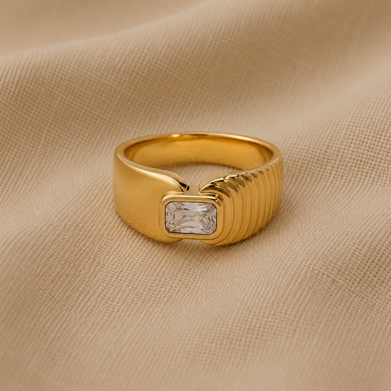 ANILLO SIGNET BAGUETTE