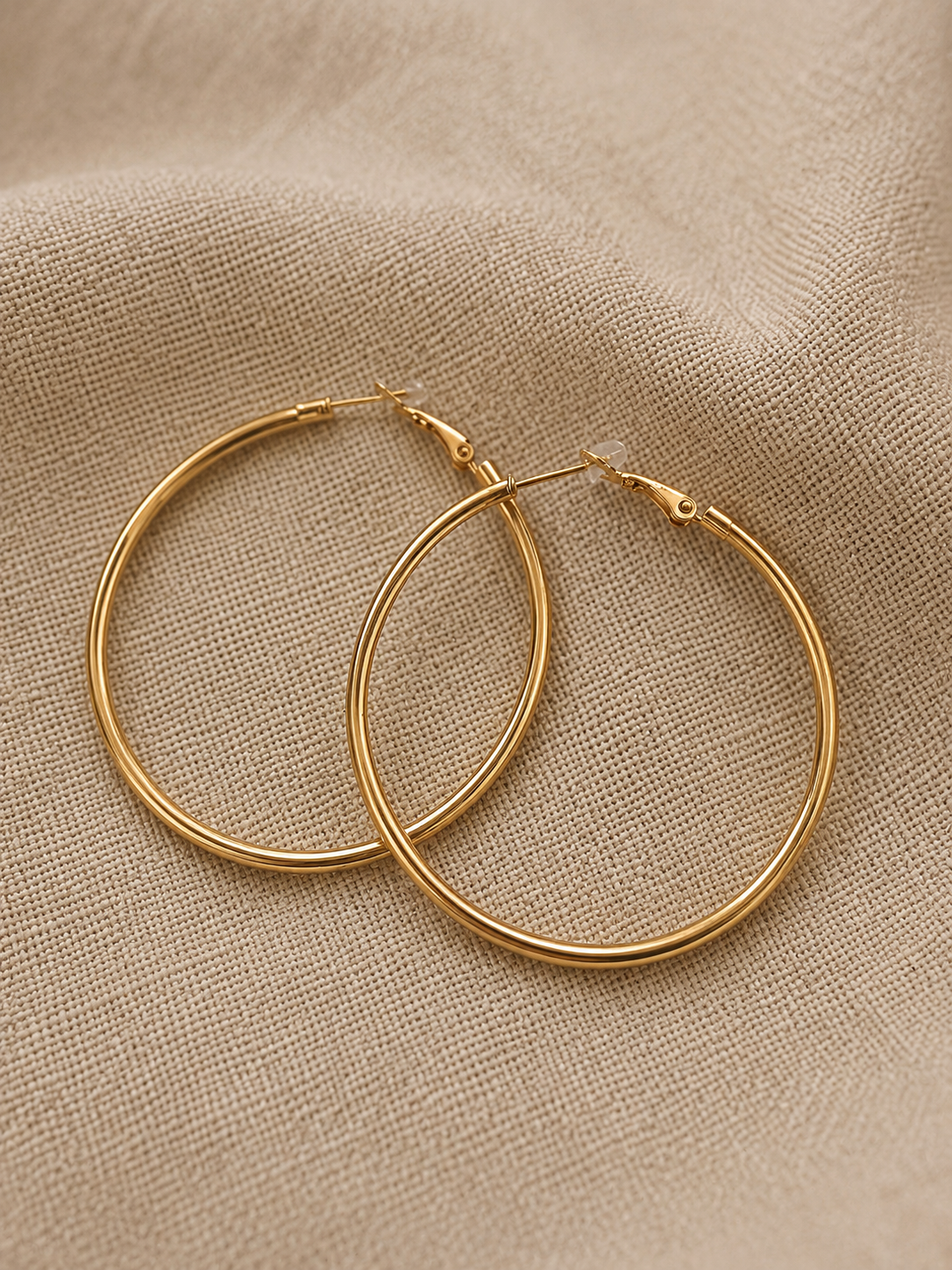 AROS HOOP CLÁSICOS DORADOS